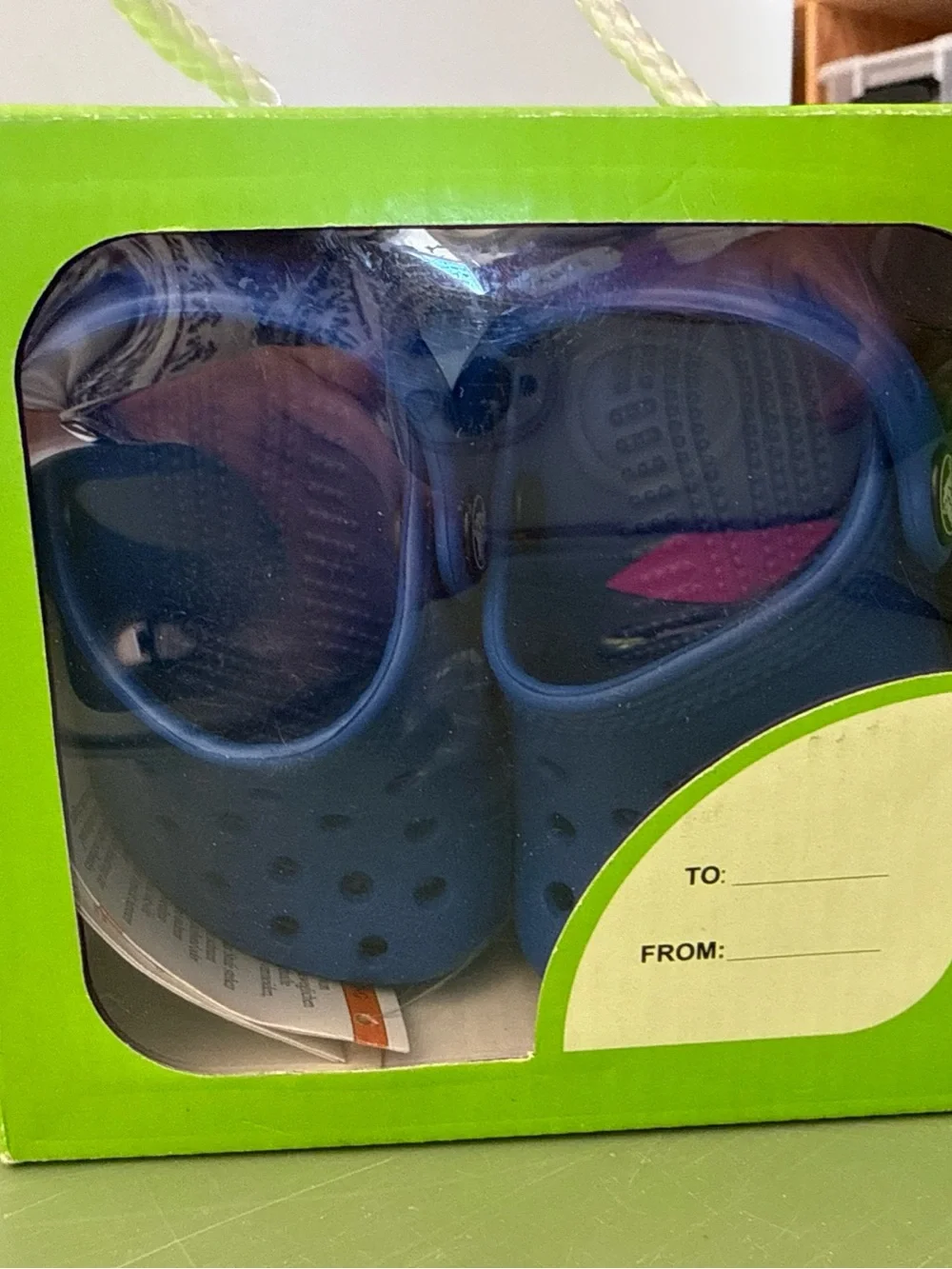 NWT Crocs Littles Toddler Blue C2/C3 Unisex Clog Shoes w/Strap – New in Box